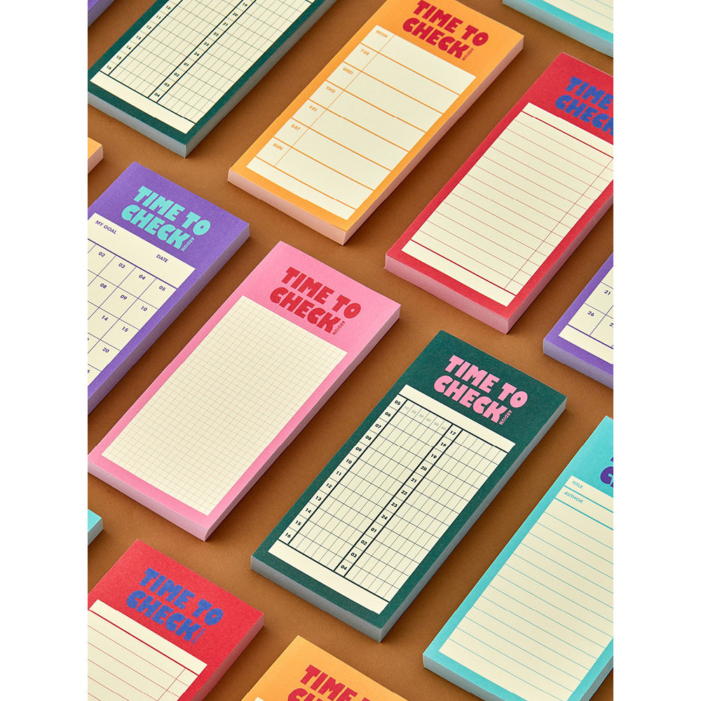 postit postit น่ารัก Ardium Timeline เจาะสมุดบันทึกแผนรายสัปดาห์