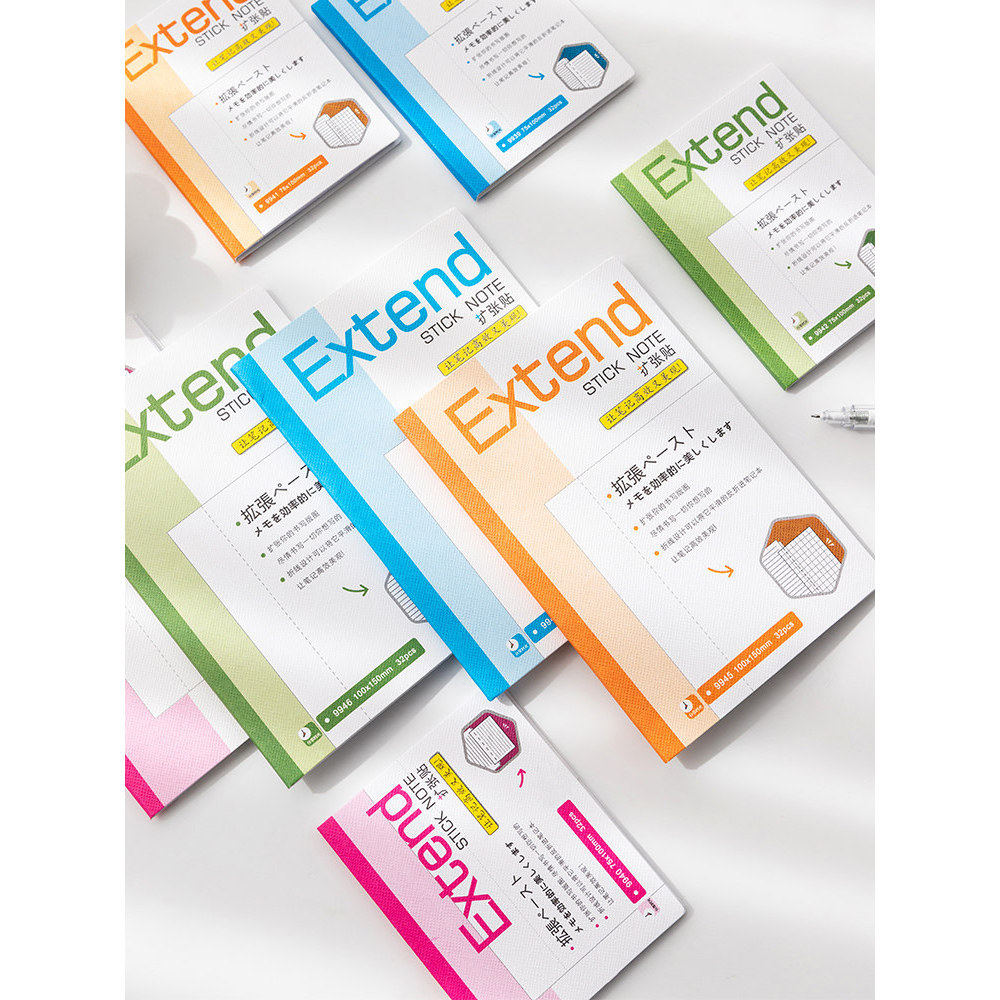 postit postit น่ารัก บันทึกโพสต์อิทแบบเรียบง่ายติดกาวขยายได้