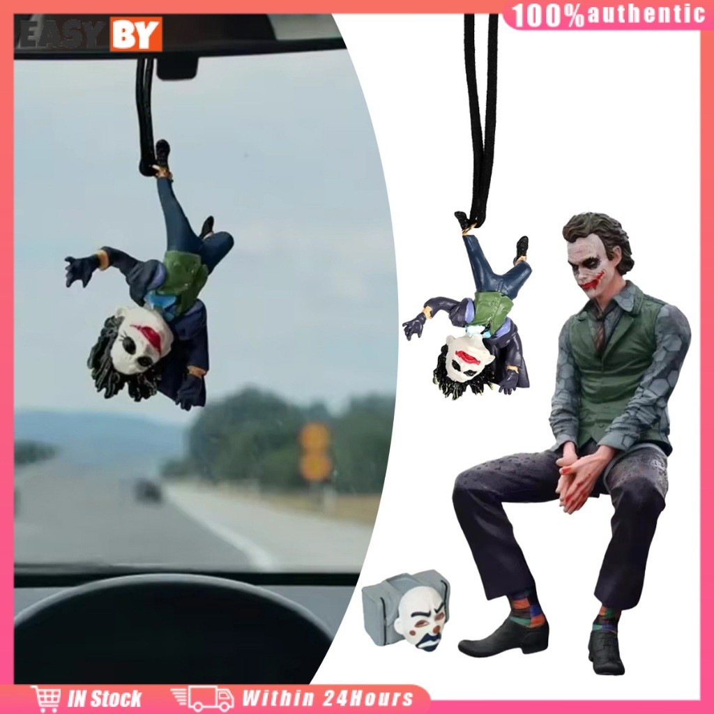 จัดส่งรวดเร็ว 16ซม.โมเดลโจ๊กเกอร์ติดรถjoker ท่านั่ง โมเดลthe dark knight figure ตกแต่งรถ