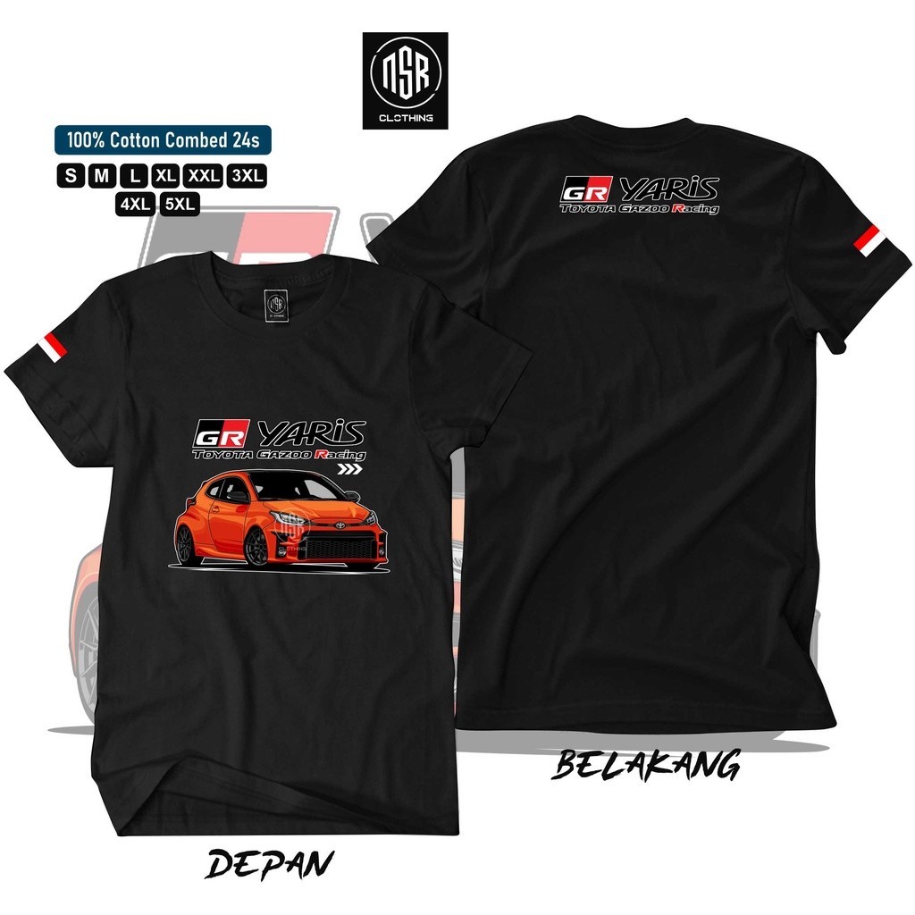 เสื้อยืด Toyota Yaris Gr Sport เสื้อไมโครไฟเบอร์