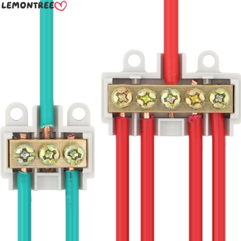 LEMONTREE T-type สายไฟ Terminal ไฟฟ้าทั่วไป Connector Splitter สายไฟกล่องแยกสายไฟ Terminal Block Qui
