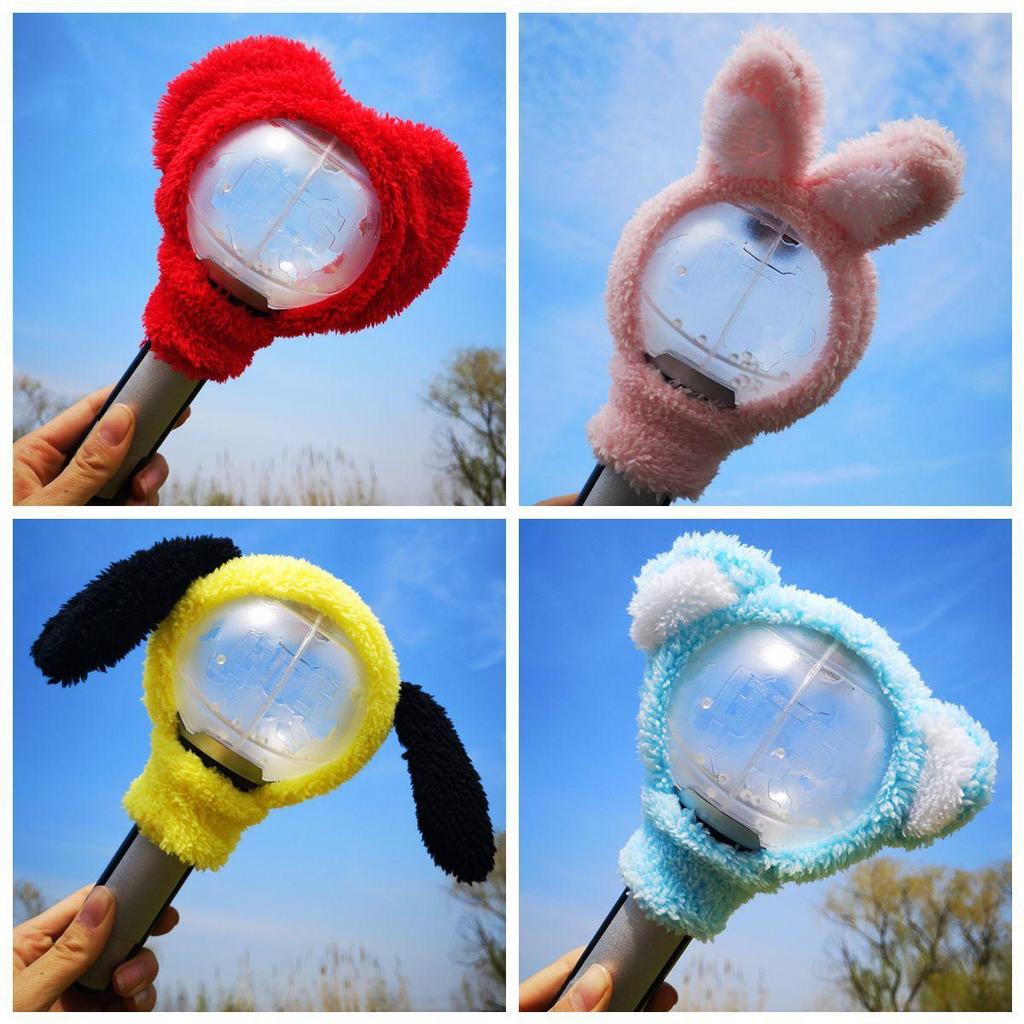 BTS คอนเสิร์ตสนับสนุนผู้ถือโคมไฟ ARMY BOMB Plush เคสป้องกัน lightstick เคสป้องกัน