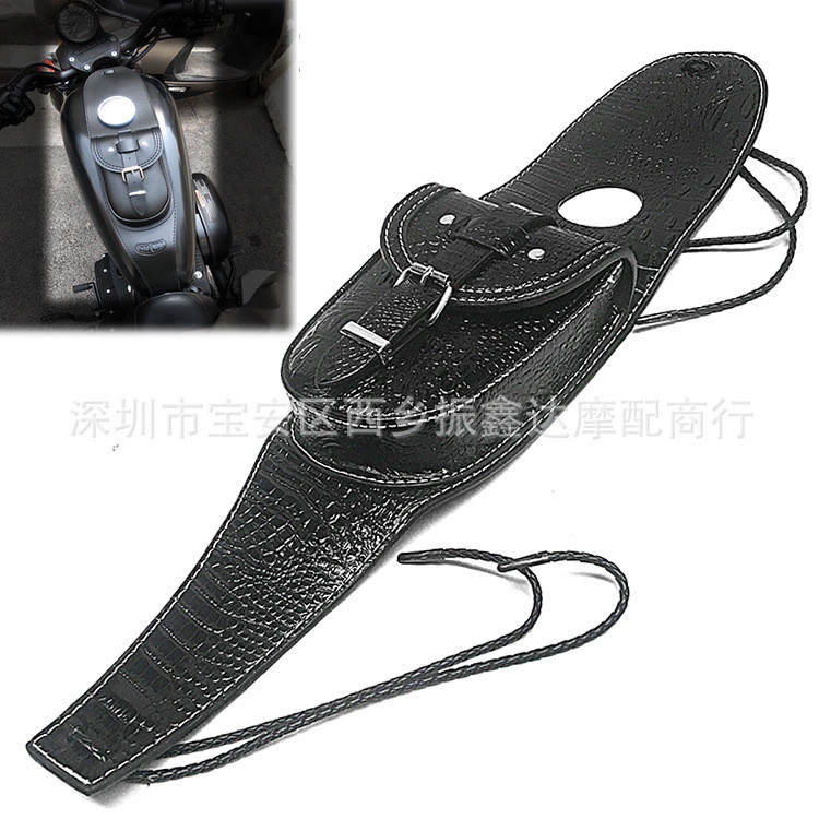 เหมาะสําหรับ Harley 883 1200 X48 Tough Guy Dina Athlete Fuel Tank Bag Motorcycle Kit Crocodile Patte