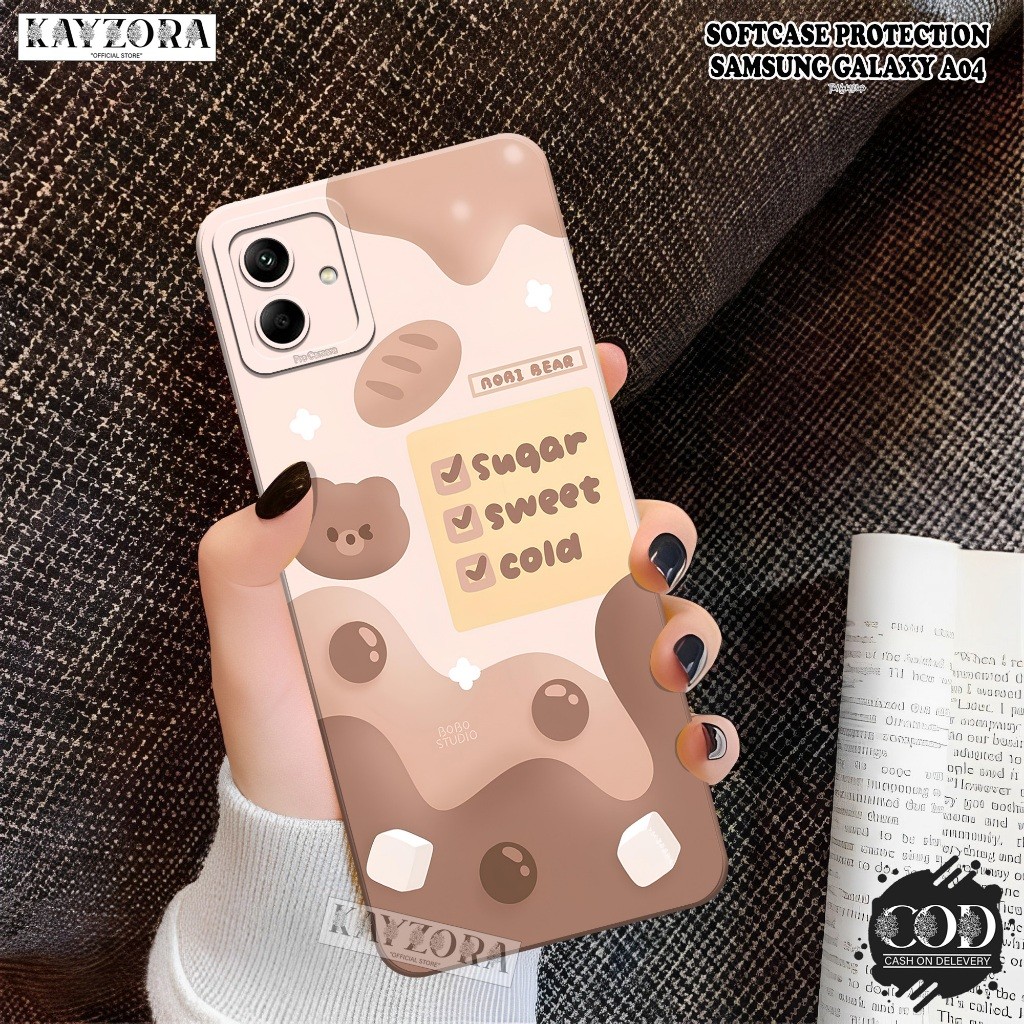 HP ล่าสุด SAMSUNG GALAXY A04 Phone Softcase - เคสแฟชั่นการ์ตูน - เคส SAMSUNG GALAXY A04 - ซิลิโคนกล้