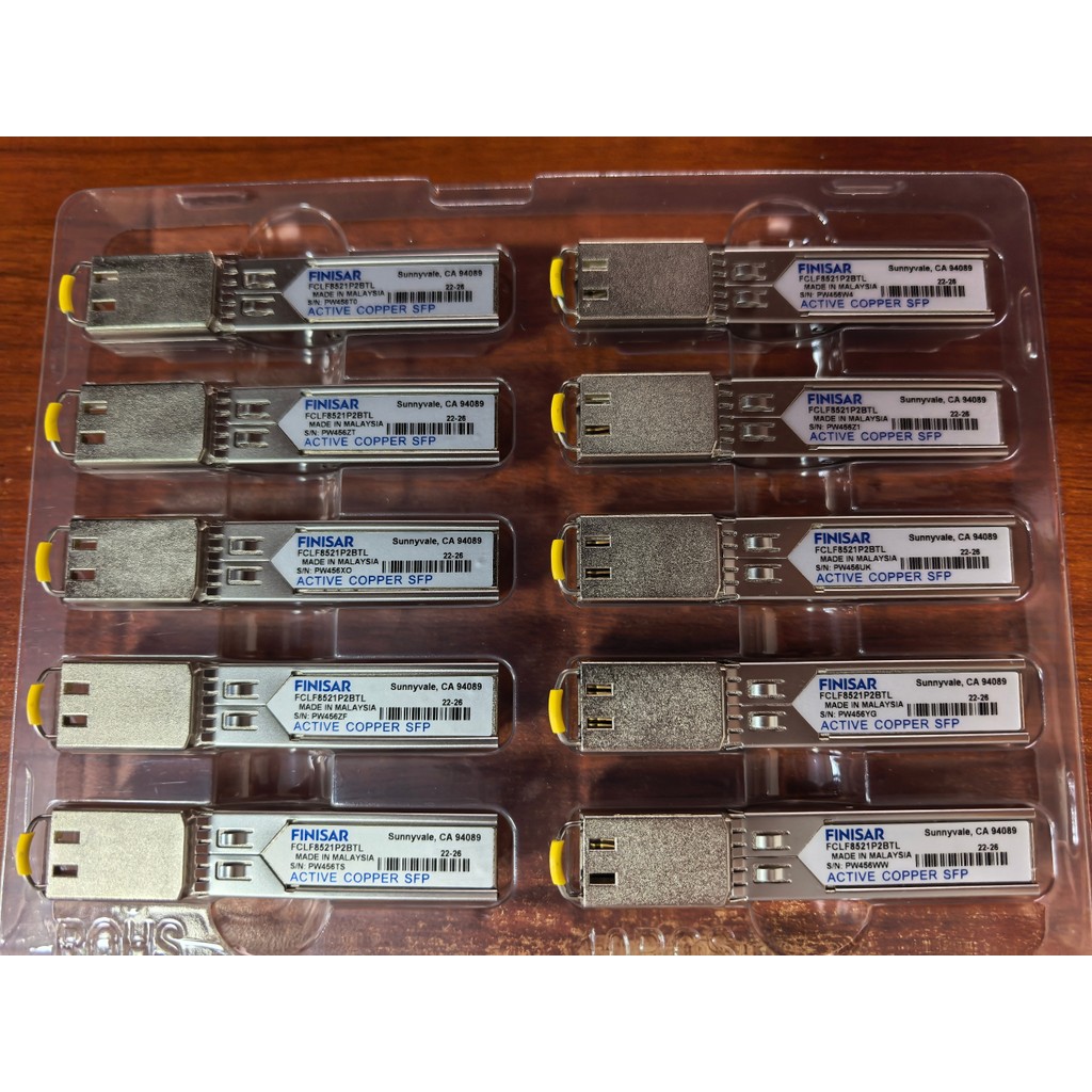 FinisarFF8521P2BTL Photoelectric Transfer Module SFP Photoelectric Module Gigabit Port Module 4.6