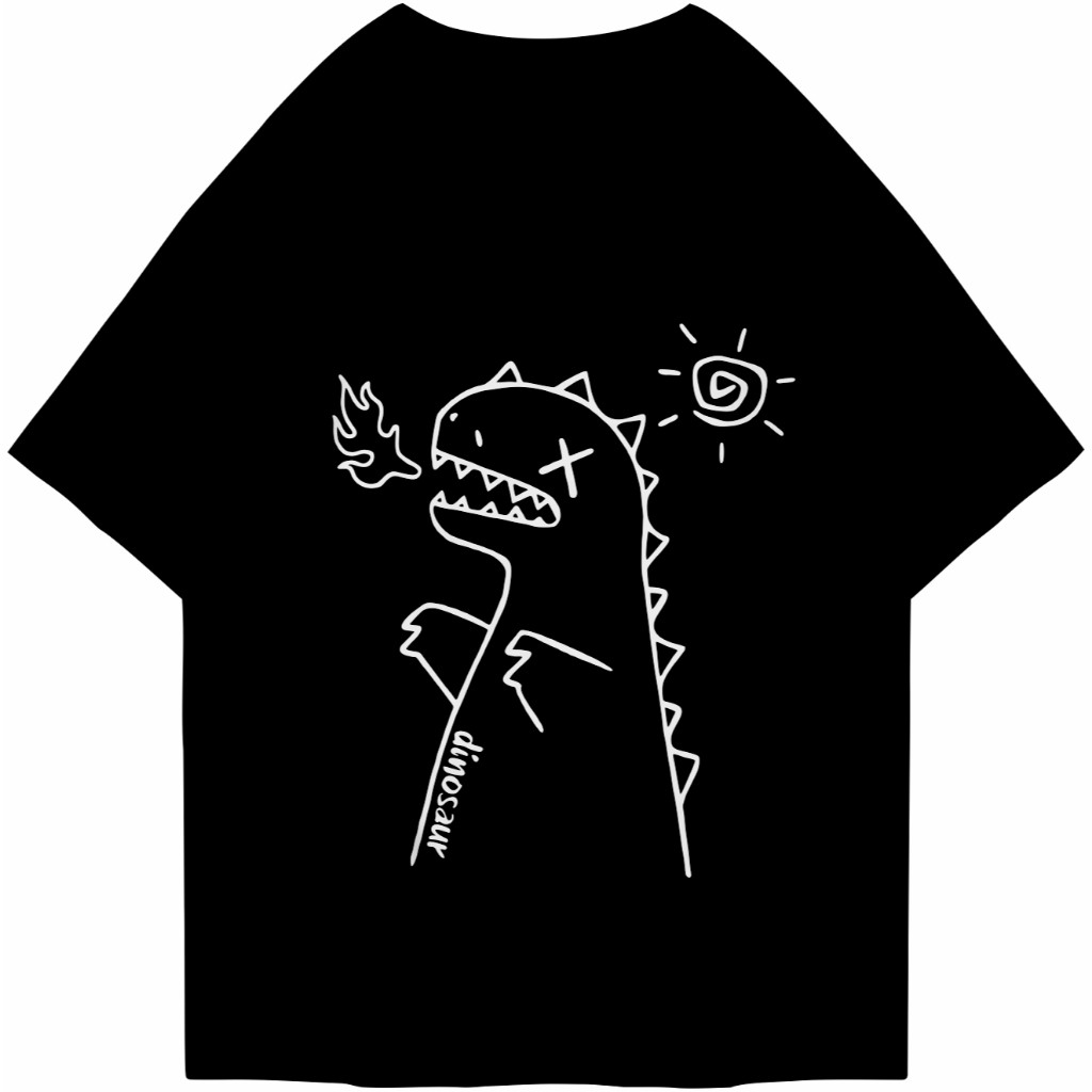 เสื้อยืด DINO DTF SCREEN PRINTING / น่ารัก / COOL SCREEN PRINTING