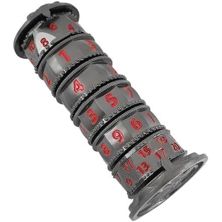 Lkjsjns Pagoda Dice Spinner สําหรับ Dungeons และ Dragons,Metal D&D ที่ไม่ซ้ํากันรูเล็ตลูกเต๋า,D4 D6 