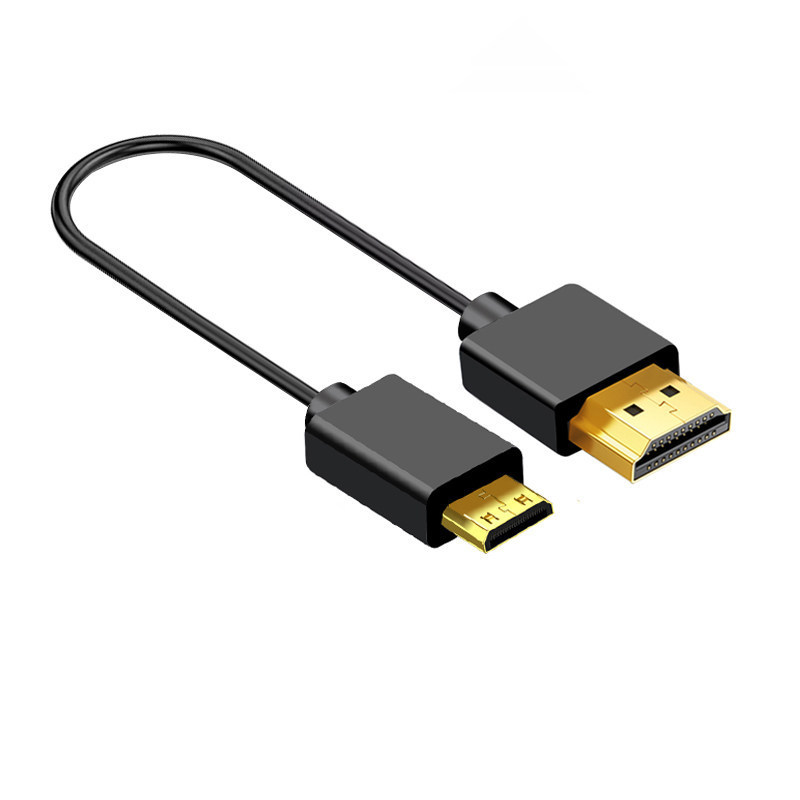 เวอร์ชัน 4K Ultra-Fine Soft mini Cable Ultra-Fine 4K HD Cable micro Large to Small PS5