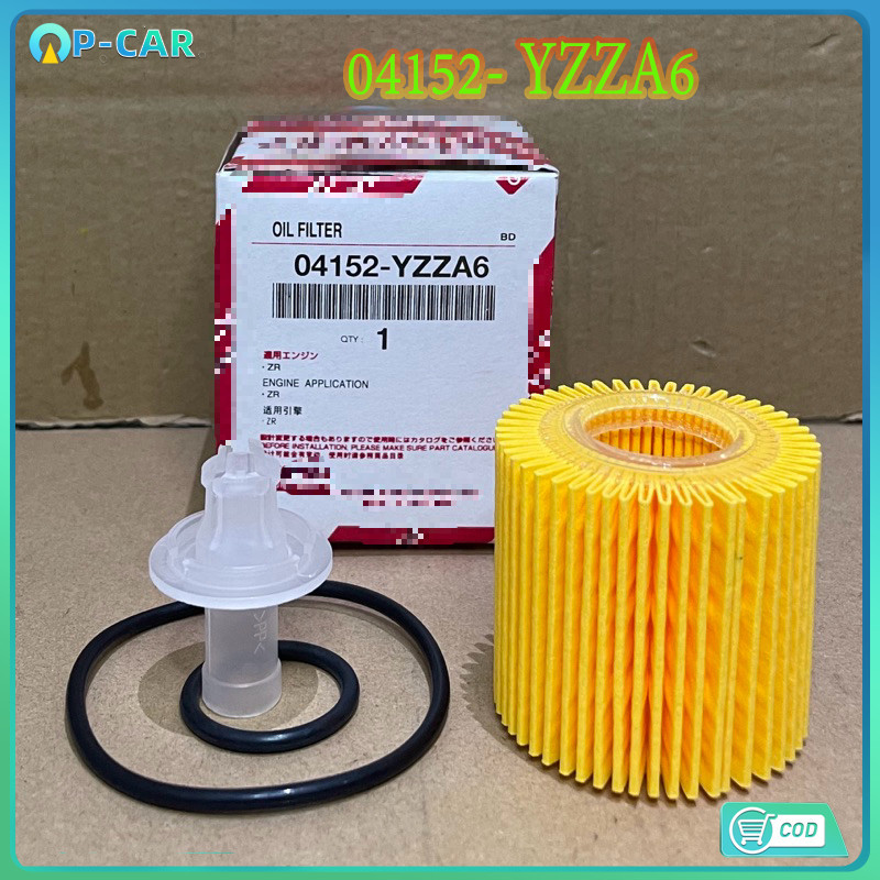 COD ของดี ถูก กรองน้ำมันเครื่อง กระดาษ YARIS 1.2 ยาริส1.2, ALTIS DUAL อัสติน แท้ OEM NO. 04152- YZZA6 ต่อชุด
