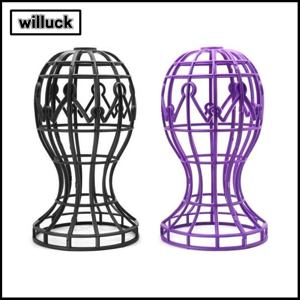 WILLUCK ขาตั้งวิกผมแบบยืดหยุ่น รองรับหมวกและวิกผม พร้อมช่องจัดเก็บที่ถอดได้ – โปรปัง