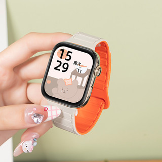 กีฬายางรัดแม่เหล็กสําหรับ Huawei Watch Fit 5/5 Pro/4/4 Pro/3 สายรัดซิลิโคนอ่อนนุ่มสร้อยข้อมือสายรัดข้อมือเข็มขัดอุปกรณ์เสริมสําหรับ Smartwatch Huawei Watch Fit 3