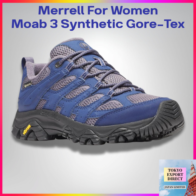 Merrell Moab 3 Synthetic Gore-Tex รองเท้าเดินป่าผู้หญิง กันน้ำ ของแท้ (GREYSTONE)