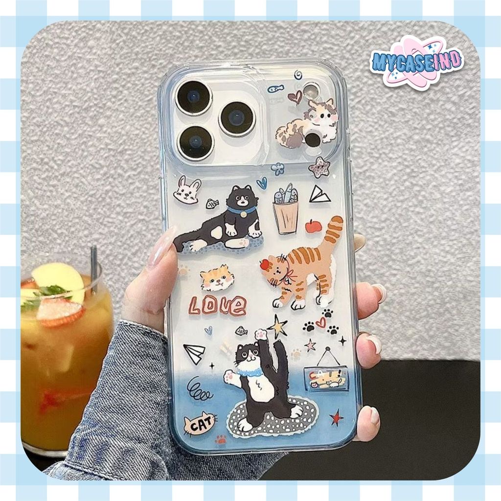 Cat Love พิมพ์ anticrack กรณี huawei honor 7a 8a 8x 9i 9 lite p30 pro zenfone max pro m1 m2 live l1 
