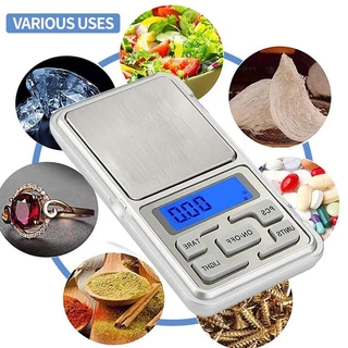 เครื่องชั่งดิจิตอล วัดน้ำหนักได้ 0.01g ถึง 500g พร้อมหน่วยวัดหลากหลาย