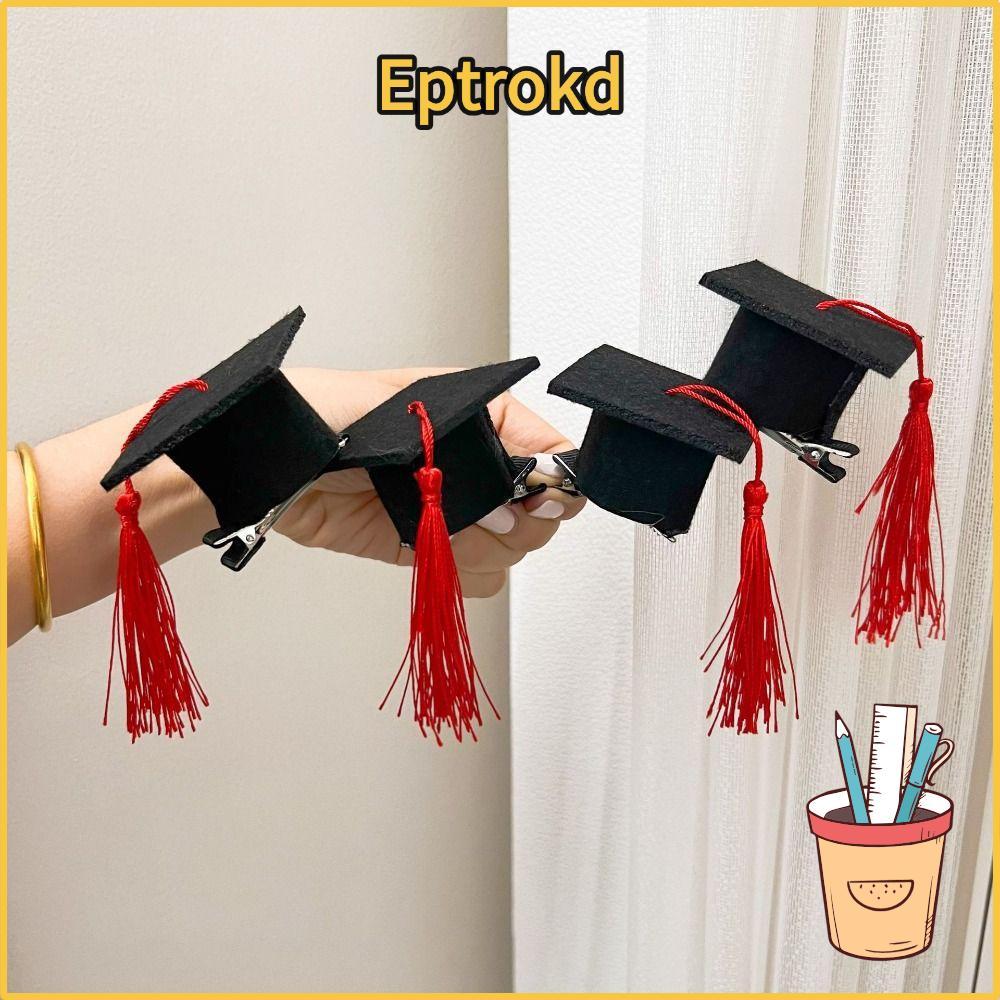 Etoro คลิปหมวกพู่กันปริญญา 2 ชิ้น มัลติฟังก์ชั่น สำหรับถ่ายภาพและของขวัญรับปริญญา