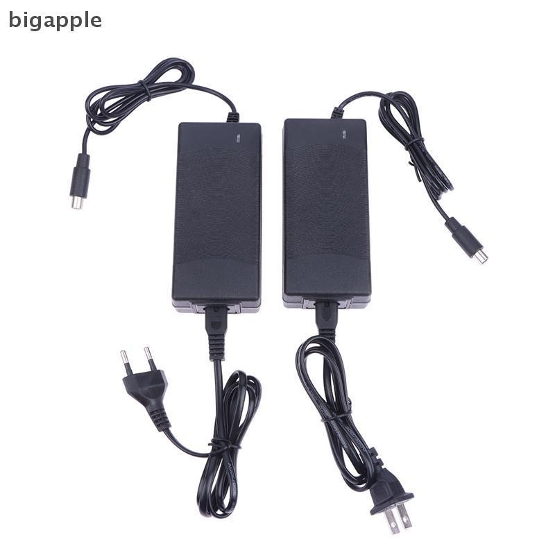 Bigapple 42V 2A สกู๊ตเตอร์ไฟฟ้าแบตเตอรี่อะแดปเตอร์เปลี่ยนสกู๊ตเตอร์ Charger Power M365 สกู๊ตเตอร์ Ch