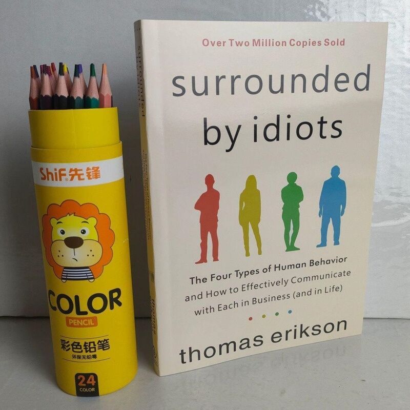หนังสือภาษาอังกฤษ "Surrounded By Idiots" โดย Thomas Erikson ในสต็อก VR3T