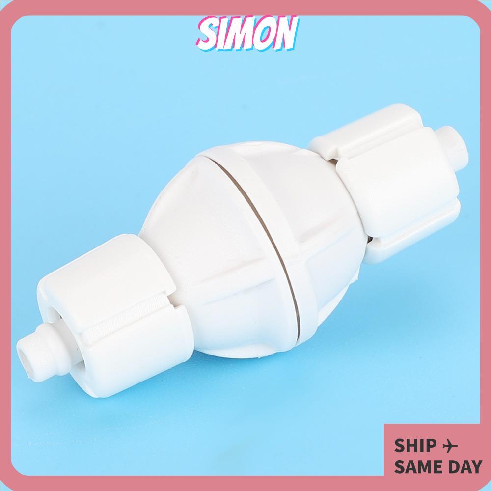 วาล์วตรวจสอบ SIMON CO2, เช็ควาล์วตู้ปลาพลาสติกควบคุม CO2, อุปกรณ์ตู้ปลาวาล์วตรวจสอบคาร์บอนไดออกไซด์ส