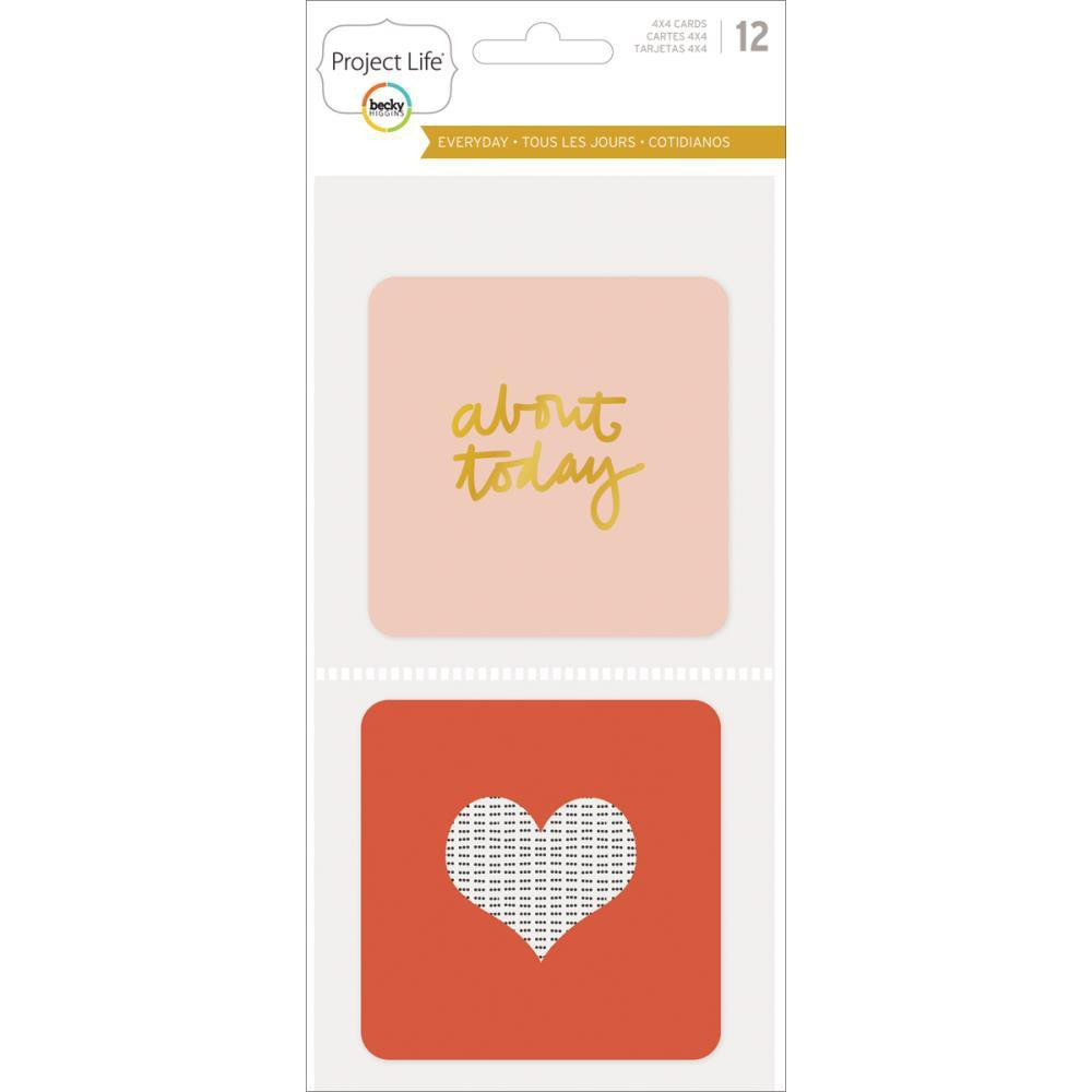 งานฝีมือ Project Life Liz Tamana Everyday Edition การ์ด 4x4