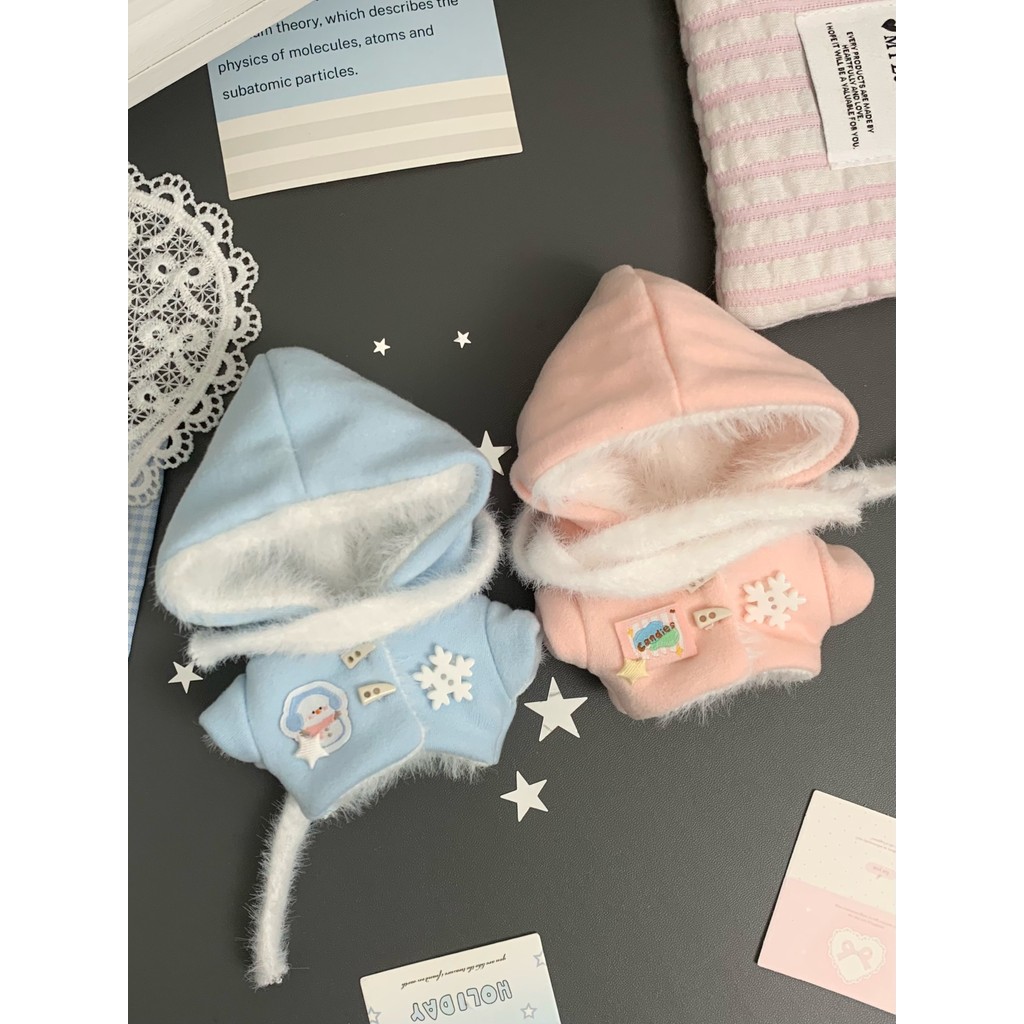 ชุดตุ๊กตา 10 cm ชุดตุ๊กตา 10cm Snow Sweetheart Series ชุดเสื้อผ้าเด็กตุ๊กตาผ้าฝ้าย 10 ซม.