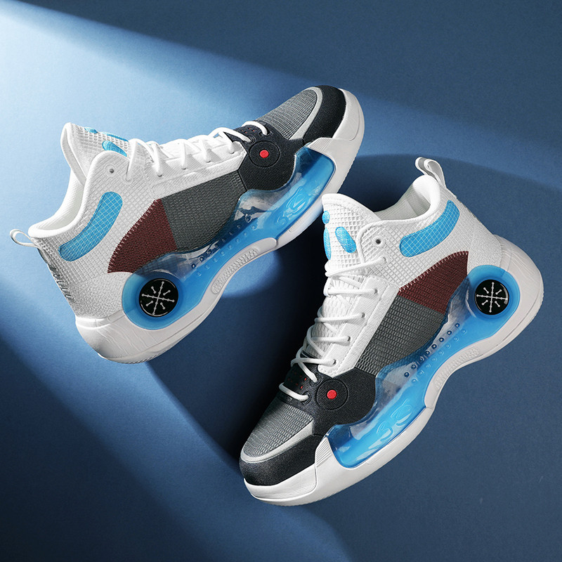 First Sight 8822 Wade 10 MD + ยางผสมรองเท้าบาสเก็ตบอลทุกวันการฝึกอบรมรองเท้าวิ่งรองเท้ากันกระแทกรองเ