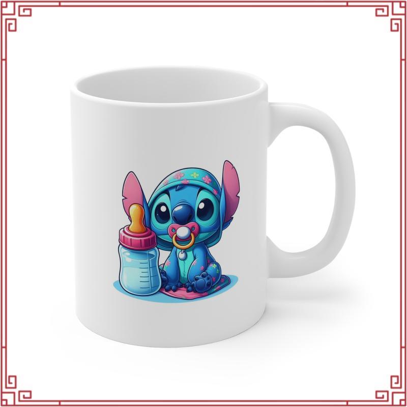 SB Design Square แก้วมัค สติทซ์ DISNEY รุ่น STITCH#FSMRJ0035RPD06 สีน้ำเงิน (16x17x16 ซม.)  แบรนด์ D