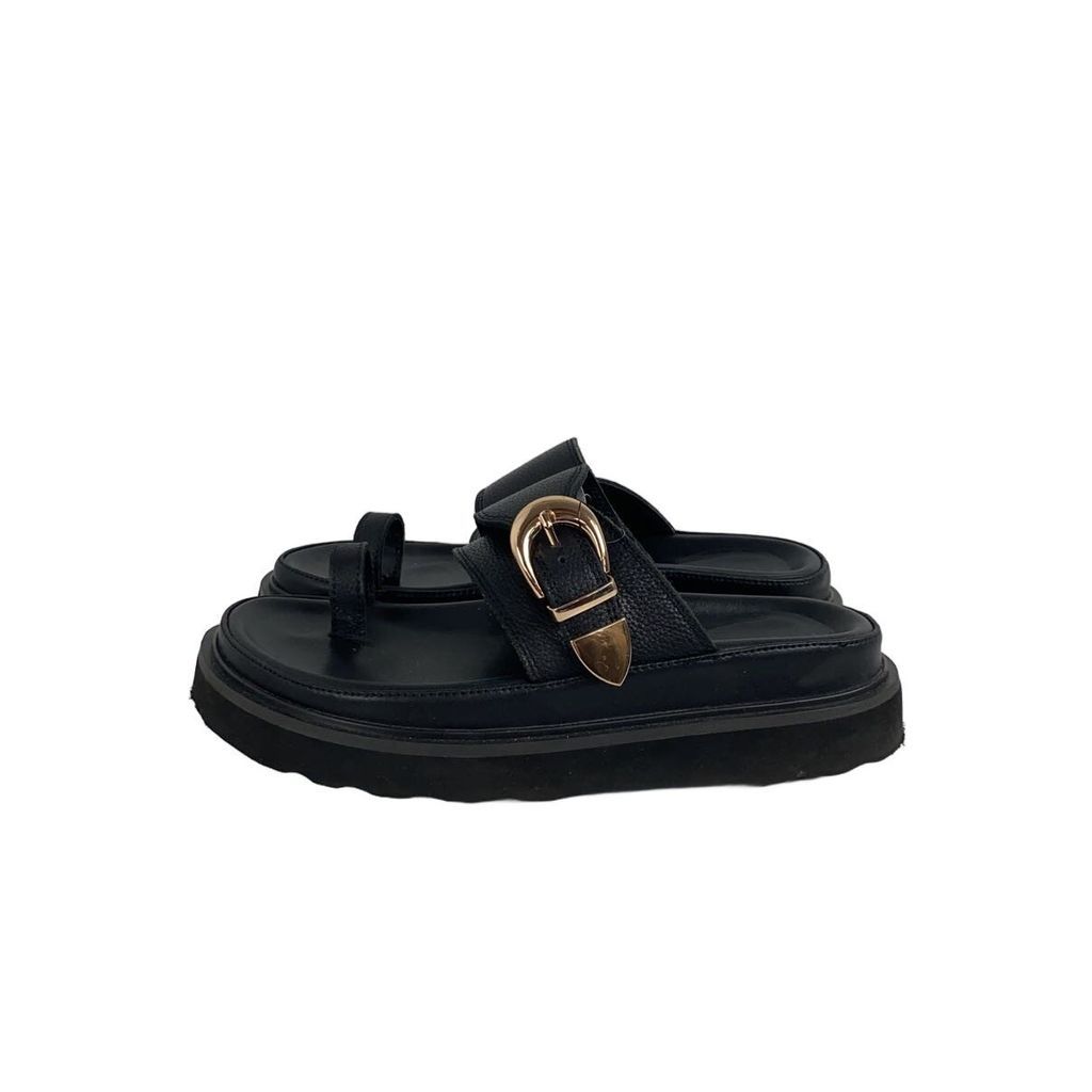 MOHI... Sandals black pvc Direct from Japan Secondhand