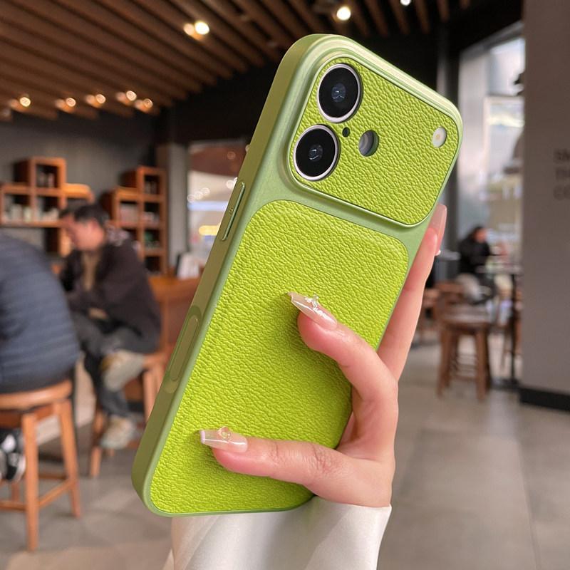 ทันทีเปลี่ยนเป็น 17 Pro Max หนัง-เนื้อสําหรับ iPhone 13 14 15 16 17 Pro Max กรณีล้อมรอบอย่างเต็มที่กันกระแทกขอบนุ่มปกหลัง