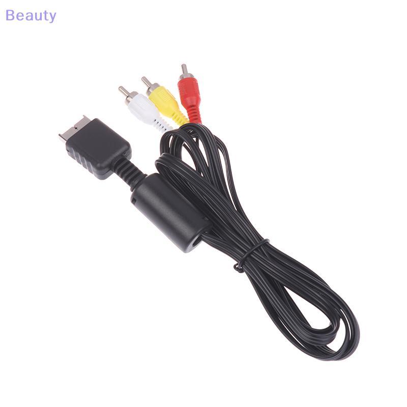 Massivedeals 1/2/3 ชิ้นสาย AV สําหรับ PS3 PS2 PS1 คอนโซลวิดีโอขยายสายเครื่องเล่นเกมเป็น LCD Monitor 