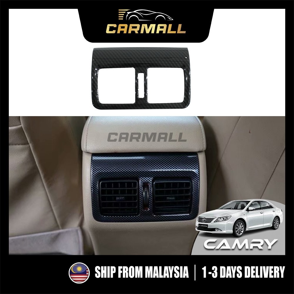 Toyota Camry XV50 ACV50 ASV50 AVV50 ด้านหลัง Aircond ซับคาร์บอนไฟเบอร์สําหรับ Camry (2012-2017) CarM