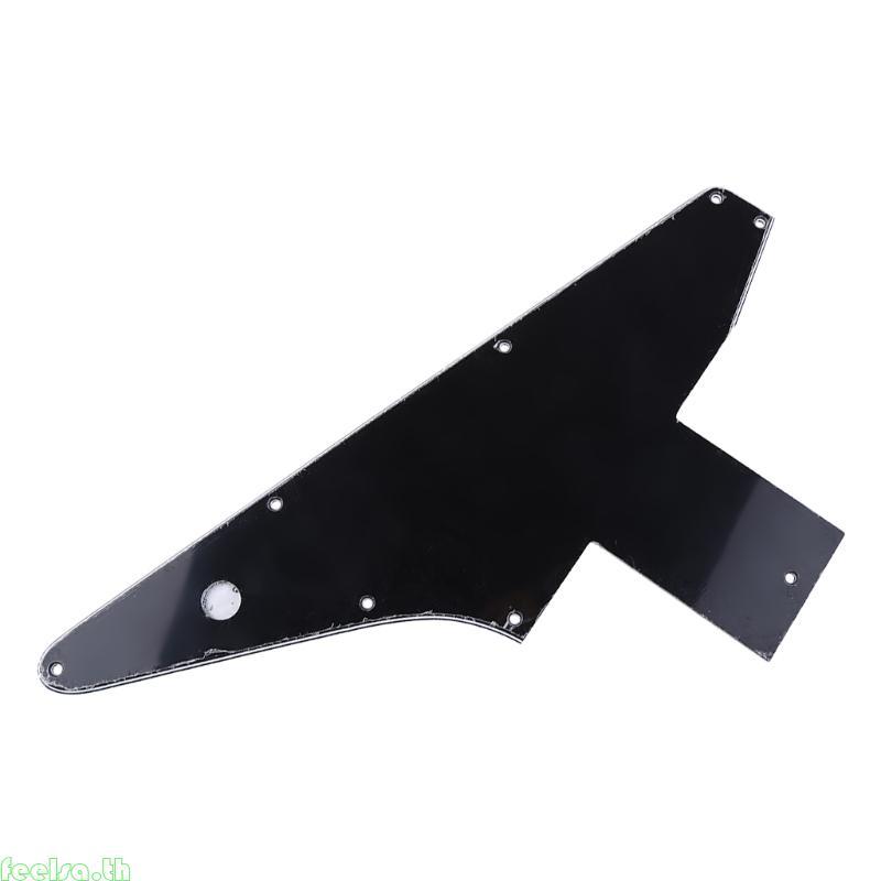 Feela 3 Ply Guitar Pickguard Pick Guard สําหรับ Explorer สําหรับ Gibson 76 Reissue Black Part