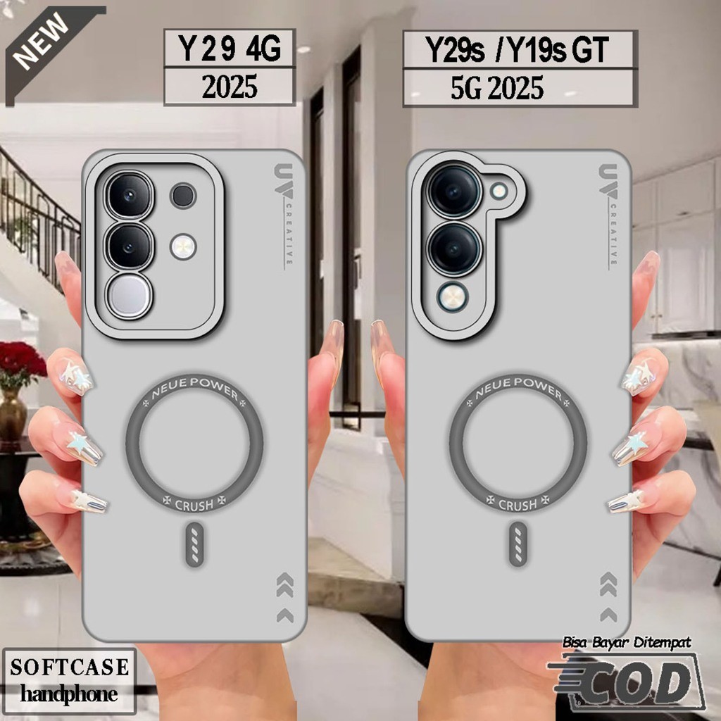 VIVO Y29 4G Silicone - เคส VIVO Y29S - เคส VIVO Y19S GT _เคส softcase สีดําใสยืดหยุ่นสุดเท่