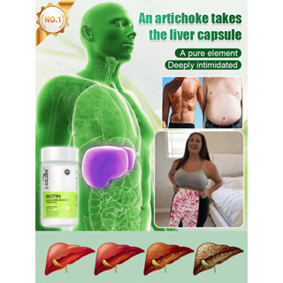 【ฟื้นฟูตับใน 14 วัน】แคปซูลสารสกัด Milk Thistle อาหารเสริมบำร…