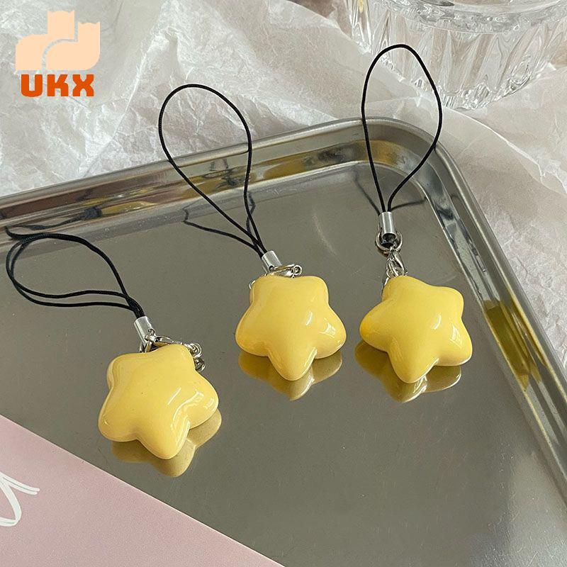 UKX Fashion Star Pendant Phone Lanyard, Candy Color Phone Chain, , Girl Jewelry VN