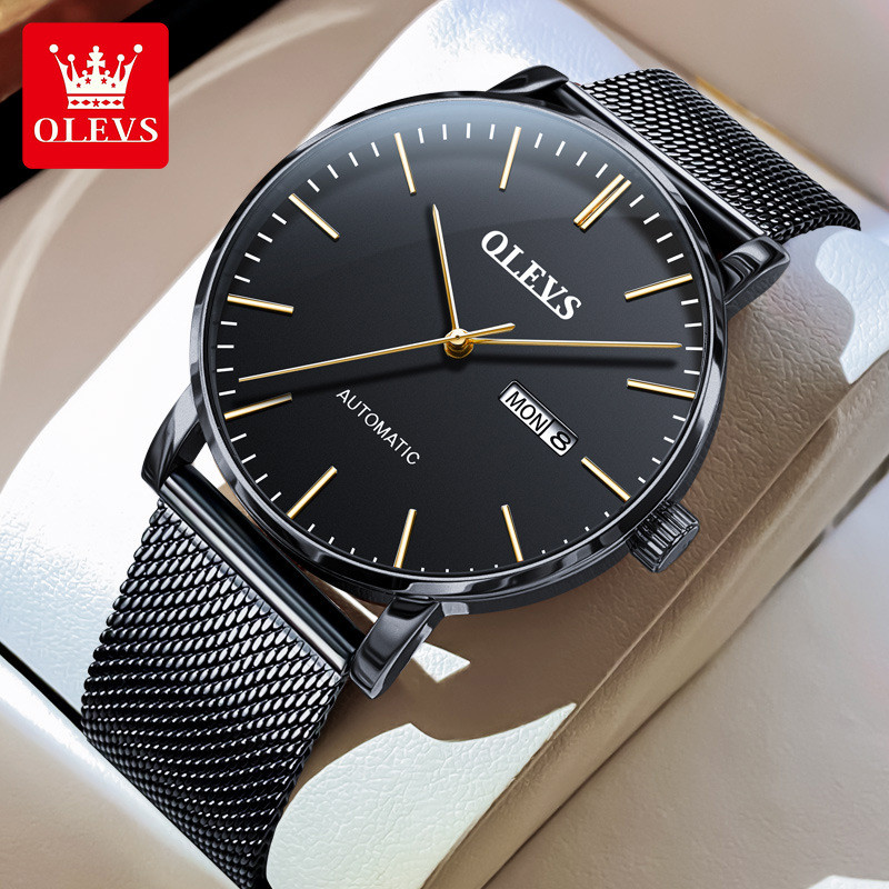 Oulishi Minimalist Men's Watch Waterproof Mechanical Men's Watch Ultra-thin Men's Watch