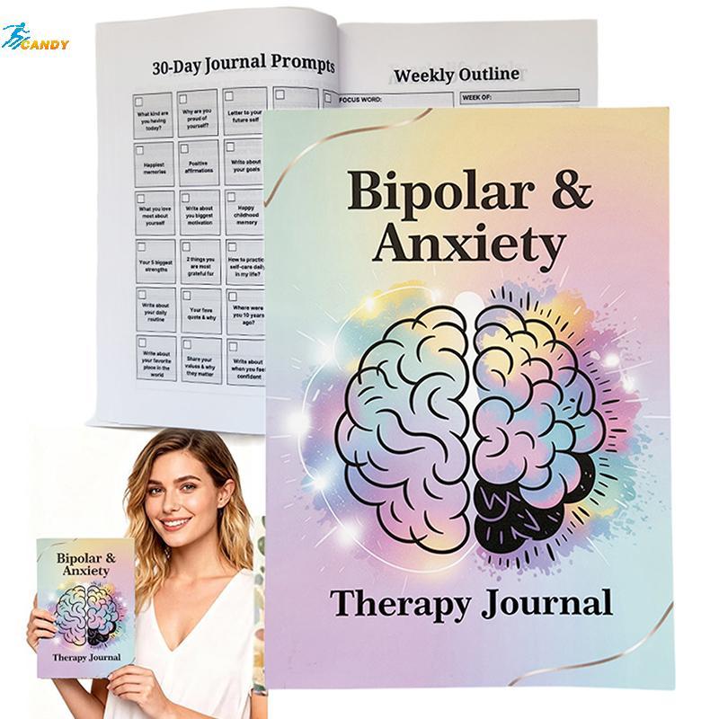 NDY Bipolar & ความวิตกกังวล, Bipolar Disorder, BD Psychological Therapy, Journal Planners Notebook N