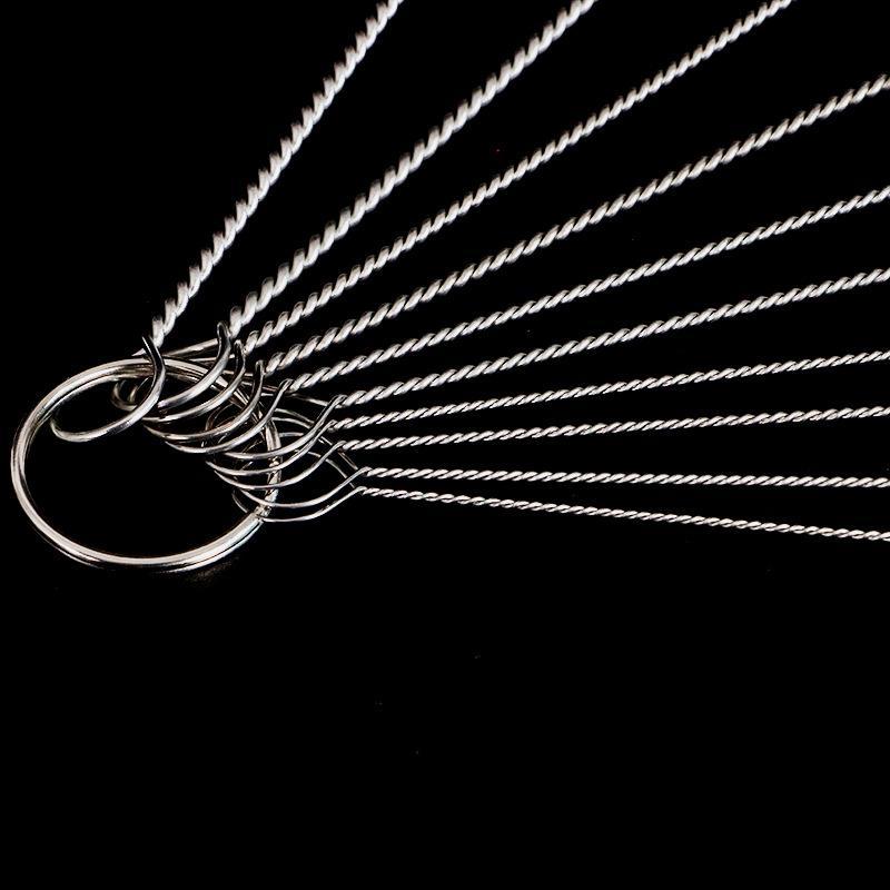 SPR ชุดแปรงทําความสะอาดฟางผมนุ่มสแตนเลสชุดขนไนลอนหลอดขวดฟาง MNW