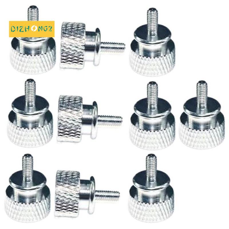 [dizhong2]10 ชิ้น/ล็อต UNC6 -32 M3.5 มือสกรูรอบหัว Knurled สกรูสําหรับ GPU Holder PSU คอมพิวเตอร์กรณ