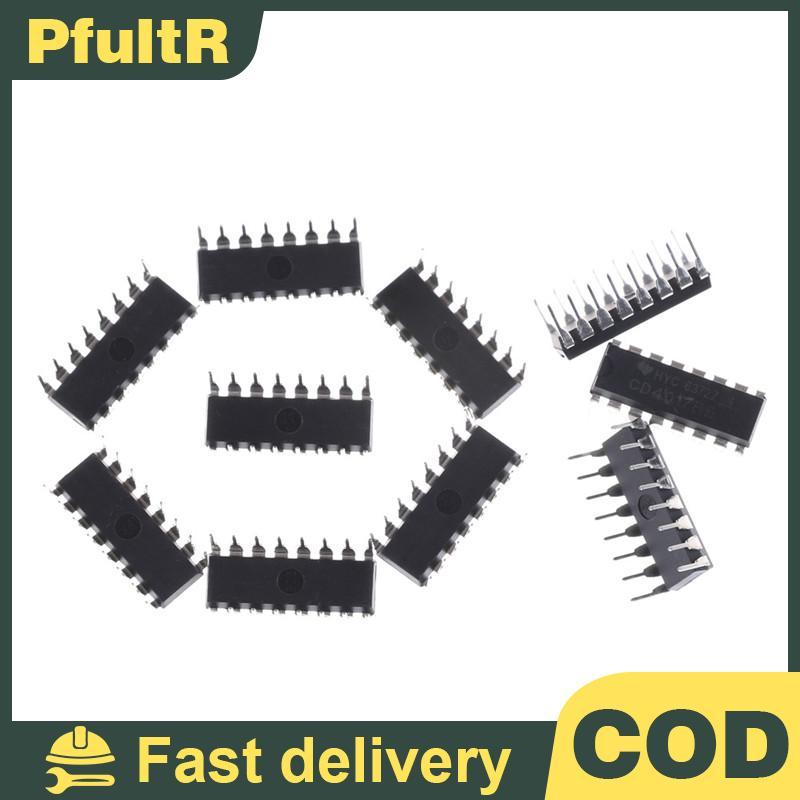 Null 10PCS CD4017BE 4017 CD4017 Decade Counter Divider IC null