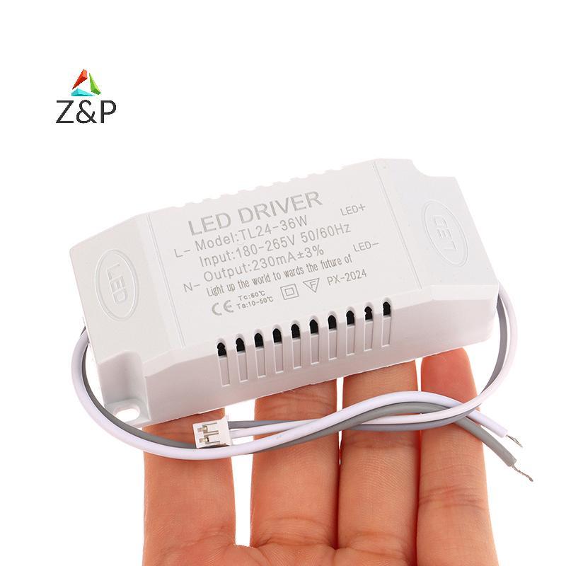Z&P 1PC สีเดียว LED Driver 8-24w 24-36w 36-50w 40-60w LED คงที่ไดร์เวอร์แหล่งจ่ายไฟ LED Transformer 