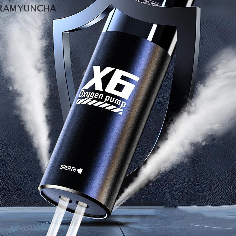 RAM Aquarium ถังปลาปั๊มออกซิเจนชาร์จ Dual-Purpose Air ปั๊ม Usb ตกปลา Mute 2400 mAh Mini Aquarium ปั๊