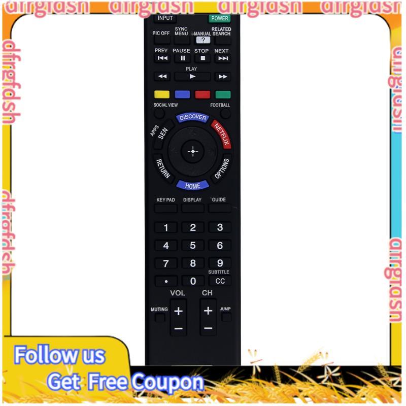 D&FRM-YD103 ทีวีรีโมทคอนโทรลพลาสติกรีโมทคอนโทรลทีวีสีดํารีโมทคอนโทรลทีวี -32W700B -40W580B -40W590B 