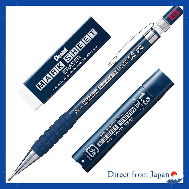 Pentel Mark Sheet Mechanical Pencil HB Eraser and Lead Set AM113HBSTAMZ