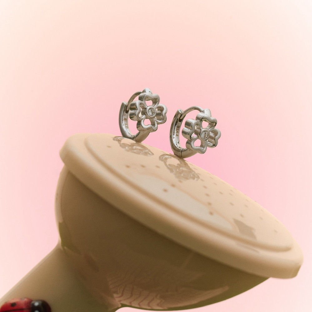 YVIS Mary Hoop Brass Earring - Lucky Charm Collection