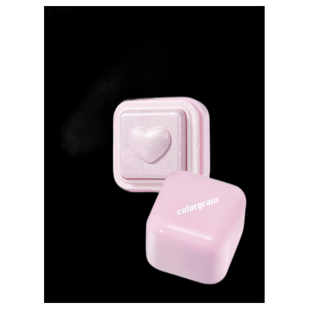 [Colorgram] Milk Bling Heartlighter 02 Pink Heart / Korean Highlighter / Shimmering Glow by SKINORA 