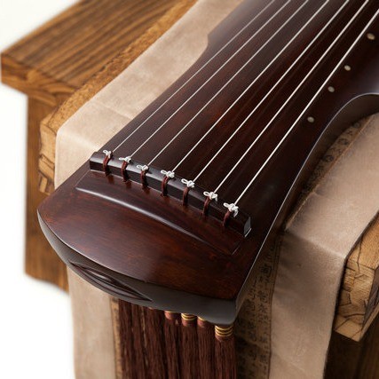 [7-String Guqin] แบบพกพา Paulownia 7-String Guqin Professional Performance Ebony Guqin