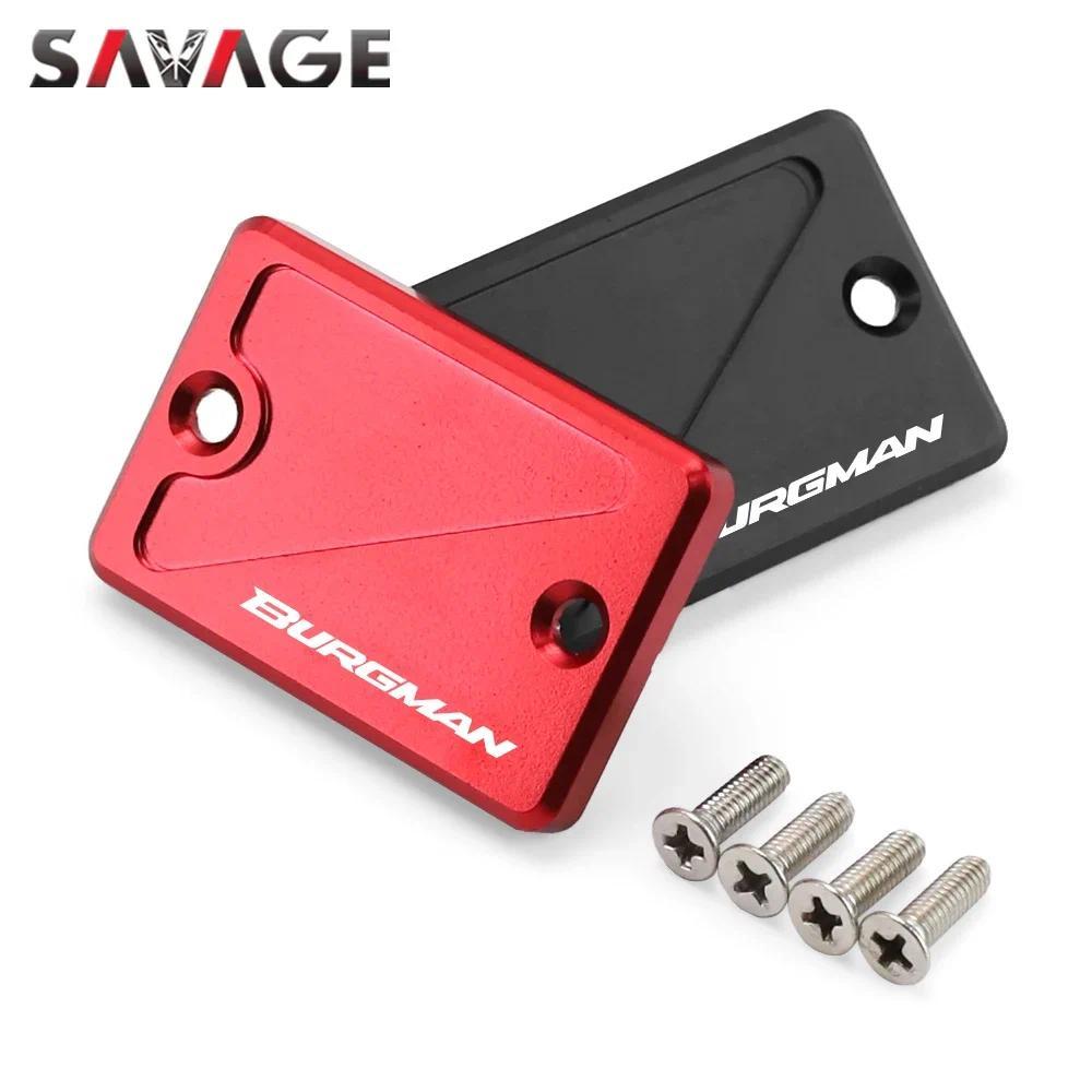 SA Front Rear Brake Reservoir Cover For SUZUKI AN 400 250 Burgman 1999-2020 UH 200 125 2007-2020 MSA