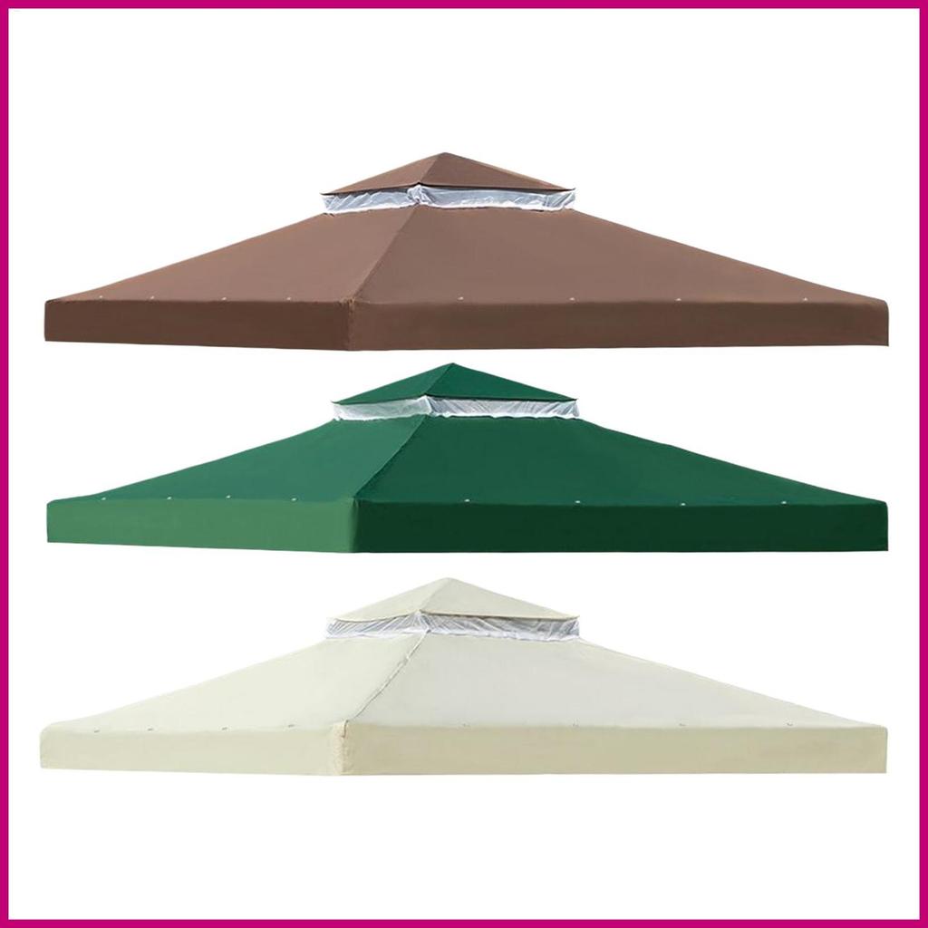 Gazebo เปลี่ยนหลังคา Gazebo เปลี่ยนหลังคาด้านบน Double Layer กันน้ํา Shade พร้อม Hardtop สําหรับ Sen