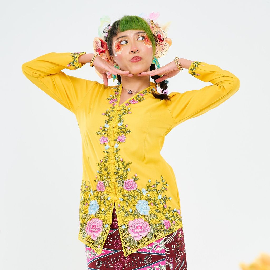 MAWAR LUSHKL Rose Kebaya (TOP เท่านั้น)