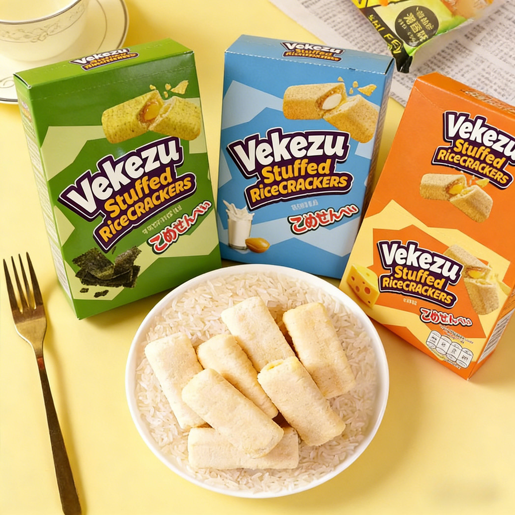 ข้าวโพดอบกรอบ บิสกิต vekezu รสสาหร่าย รสชีส หอม กรอบ อร่อย สินค้าพร้อมส่ง สินค้าหมดอายุ 09 / 11 / 69